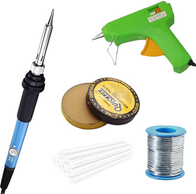 VMTRONIX GLUGUNTEMPCONTROLLIRONCOMBO High Temperature Corded Glue Gun(11 mm)