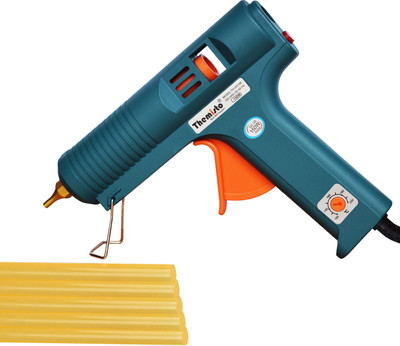 tHemiStO TH-GG150 150W Multi-Temperature Glue Gun with 5 Glue Sticks Adjustable Temperature Corded Glue Gun(11 mm)