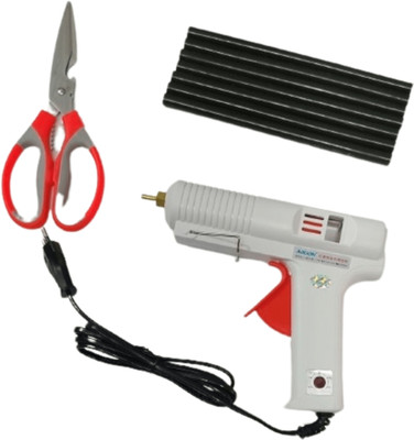 shakti GLWhite150blackstick Standard Temperature Corded Glue Gun(2 mm)