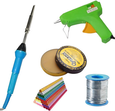 VMTRONIX GLUGUN5GLITTERSTICKS50WIRON High Temperature Corded Glue Gun(11 mm)