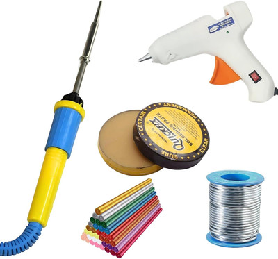 VMTRONIX GLUEGUN40W5GLITTERSTICKS15W IRON High Temperature Corded Glue Gun(11 mm)