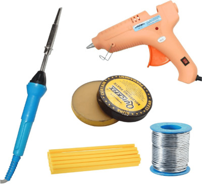 VMTRONIX GLUEGUN150W5YELLOWSTICKS50WROUND High Temperature Corded Glue Gun(200 mm)