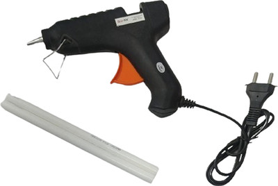 shakti GLUE GUN WITH 2 WHITE STICKS Adjustable Temperature Corded Glue Gun(2 mm)