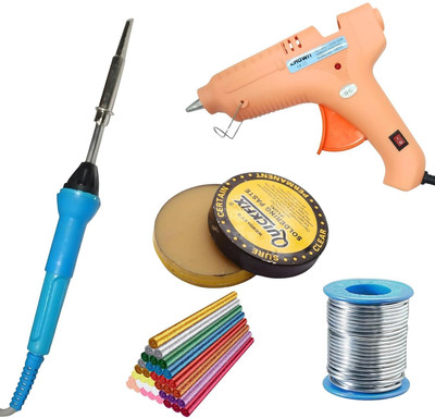 VMTRONIX GLUEGUN150W5GLITTERSTICKS50WROUND High Temperature Corded Glue Gun(11 mm)