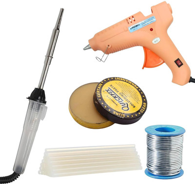 VMTRONIX GLUEGUN150W5TRANSPARENTSTICKSLEDIRON High Temperature Corded Glue Gun(11 mm)