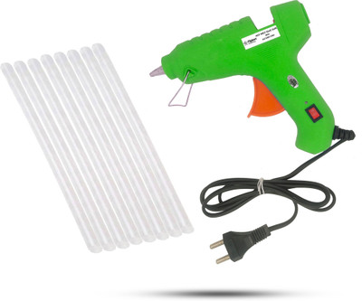 Flipkart SmartBuy SB3M1 High Temperature 40W Hot Gum Glue Gun With 8 Pcs Glue Stick for Craft, Art Standard Temperature Corded Glue Gun(11 mm)