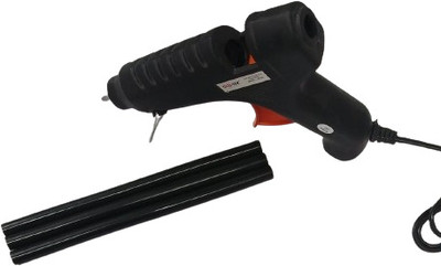 VMTRONIX GLUE GUN WITH 3 BLACK STICKS Adjustable Temperature Corded Glue Gun(21 mm)