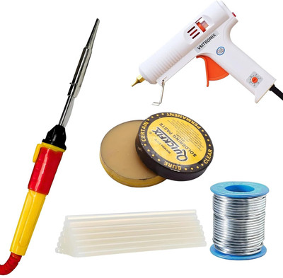 VMTRONIX 150WGLUEGUNWITHTRANSPARENTSTICKS5 Low Temperature Corded Glue Gun(11 mm)