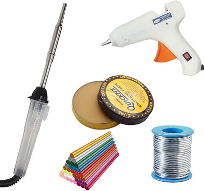 VMTRONIX GLUEGUN5GLITTERSTICKSLEDIRON High Temperature Corded Glue Gun(2 mm)