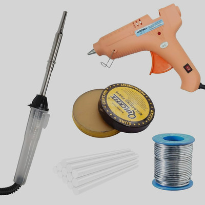 VMTRONIX GLUEGUN150WLEDIRON5WHITESTICKS High Temperature Corded Glue Gun(11 mm)