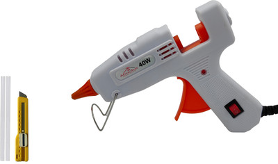 Atrocitus Premium White Mini 40 Watt & 2 Glue Sticks Hot Glue Gun For Art & Crafts,DIY, Standard Temperature Corded Glue Gun(7 mm)