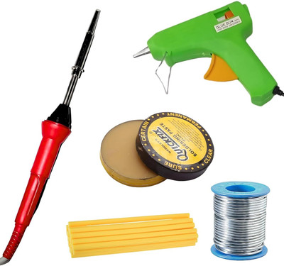VMTRONIX 35WROUNDIRONGLUEGUN5YELLOWSTICK High Temperature Corded Glue Gun(11 mm)