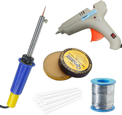 VMTRONIX GLUGUN150W5WHITESTICKS8WIRON High Temperature Corded Glue Gun(11 mm)