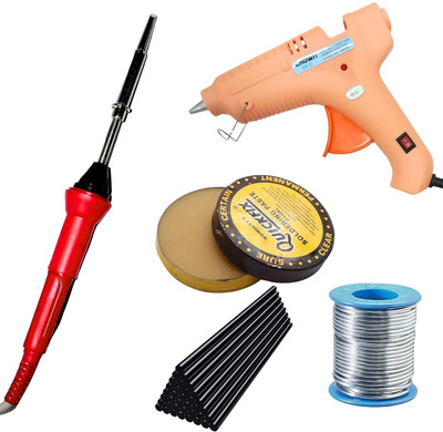 VMTRONIX GLUEGUN150W 5 BLACK GLUESTIOCKS SOLDERWIRE High Temperature Corded Glue Gun(11 mm)