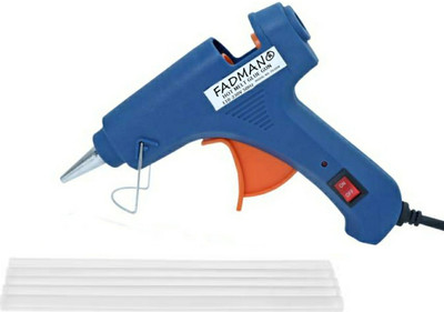 Mryt 20 WATT (BLUE) | 7MM 5 GLUE STICKS TRANSPARENT | Standard Temperature Corded Glue Gun(7 mm)