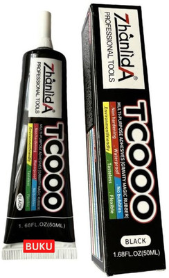 BUKU TC000 Glue-(Black), New Upgradation of T7000 Glue (50 ml), Pack of 1. Glue(50 ml)