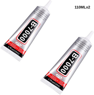 lacetex B7000 Multipurpose Glue 110ml Combo Pack of 2 for DIY, Crafts & Repairs Glue(110 ml)