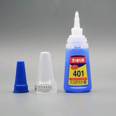 NAILWIND Nail Art Super Glue Clear Stronger Bottle 401 Nail Glue Rapid Fix nail Glue(20 ml)