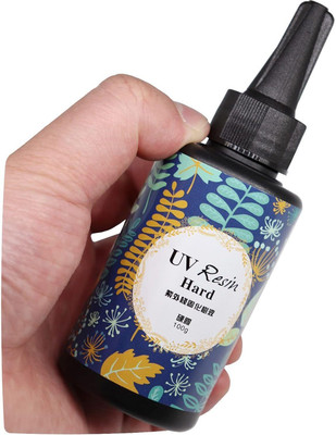 eS³kube Epoxy UV Resin Clear Crystal Liquid for DIY/Kids Craft Jewellery Making (100gms) Glue(100 ml)