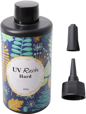 KRYTONE 200g UV Resin Clear Tough Transparent Resin Glue Hard Type Ultraviolet Activated Glue(200 ml)