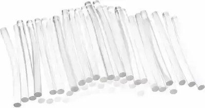 safiya 20 PcsTransparent Glue Stick 11 mm Glue Stick for Art and Crafts Glue(420 ml)