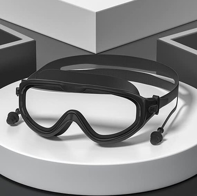 SUICUNE Swim Goggles with Ear Plugs, Anti Fog Lens Swimming Glasses Swimming Goggles Swimming Goggles