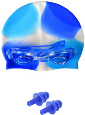 Swiming Swimming Cap Swimming goggles swimming ear plugs Swimming Goggles