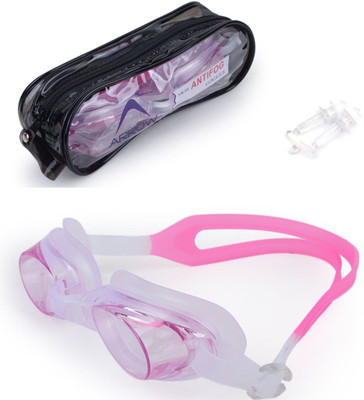 ArrowMax Swimming Goggle For Men Women Kids Training Silicone Strap Starters Goggle Swimming Goggles(Black)