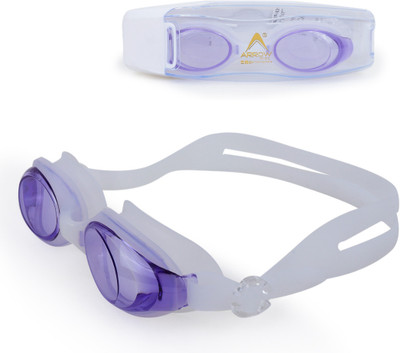 ArrowMax Swimming Goggles For Men Women Kids Boys Girls Antifog Silicone strap Swimming Goggles(Blue)