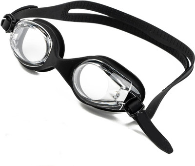 BETHLETE Anti-Fog Universal Fit | Leak-Proof | UV-Protection Swimming Goggles Swimming Goggles(Black)