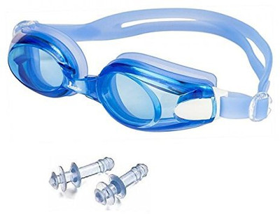DECKON Swimming Goggles (Blue Colour) UV Protection Anti-Fog for Men Women Kids-AZ6 Swimming Goggles