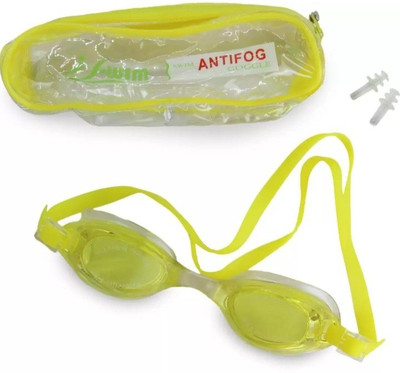 MERCHANTILE swimming goggle yellow Swimming Goggles(Multicolor)