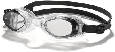 Club Jr Anti Fog Swimming Goggle For Adults & Kids, With Ear Plugs and Adjustable Straps Swimming Goggles(Grey)