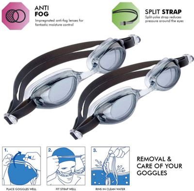 Ratnaram Swimming Cap Goggles for Adult Men & Women swim Swimming Goggles