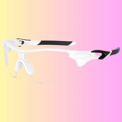 Crooks UV Protection Sports Goggles For Boys Running/ Cycling/ Tracking/ Racing/ Golf/ Cricket Goggles(White, Black)