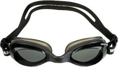 WebDealz Clear Vision, Full Protection: Eye Bug UV Goggles Swimming Goggles(Black)