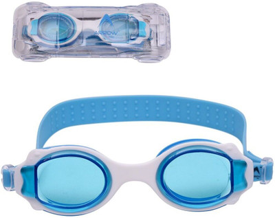 ArrowMax Swimming goggles for kids boys & girls anti fog Swimming Goggles(Blue)