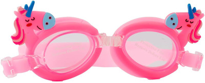 LILPLANET Stylish Swimming Goggles for Kids (Unicorn) Swimming Goggles(Pink)