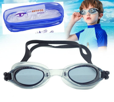Ratnaram djustable Silicon Swimming Goggle Swimming Goggles(Black)