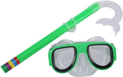 IRIS Kids Snorkel Set Swimming Goggles(Green)