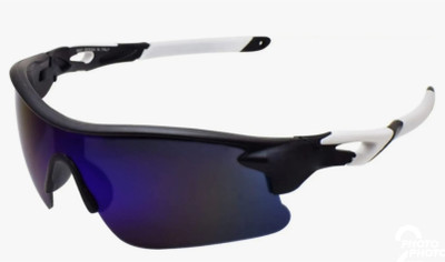 Framebake Studio UV Protected Mirrored Sports Sunglasses Cricket Goggles(Black, White)