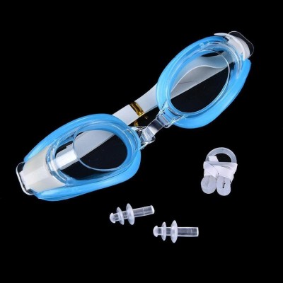 DECKON Swimming Goggles (Blue Colour) UV Protection Anti-Fog for Men Women Kids-AZ41 Swimming Goggles