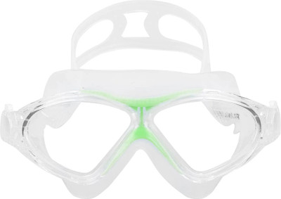 Strauss Adjustable Anti-Fog Swimming Goggles | Unisex UV Protection/ LeakProof Silicon Swimming Goggles(Green)
