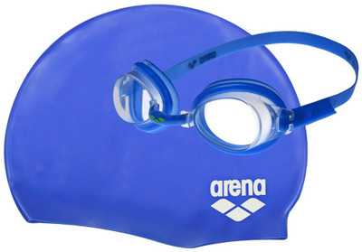 Arena Pool & Cap Set Swimming Goggles