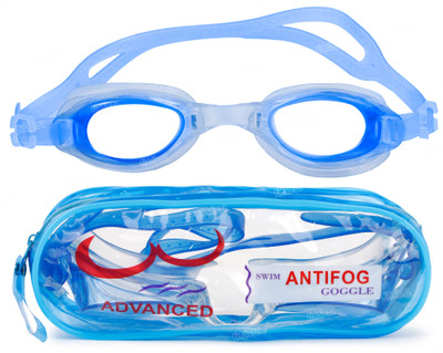FIDDLERZ Anti Fog Swimming Goggles for Kids with UV Protection & Adjustable Strap for Boy Swimming Goggles
