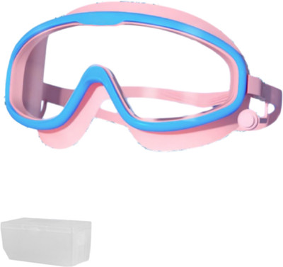 PROBEROS Swimming Goggles for Kids with Ear Plugs Big Frame Leakproof Swimming Goggles Swimming Goggles