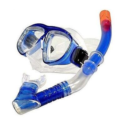 WOLBLIX Swimming Mask Goggles with Silicone Breathing Tube Snorkel Set for Underwater Swimming Goggles