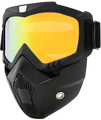 CRAZYABBS Glasses Dustproof Motorcycling And Cycle Racing Mask Motorcycle Goggles Motorcycle Goggles(Multicolor)