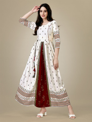 Apnisha Flared/A-line Gown(Multicolor)