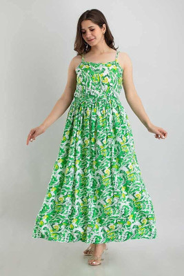 GM SARA Anarkali Gown(Green)